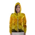 Yellow rose Hooded Wind Breaker (Women) View1