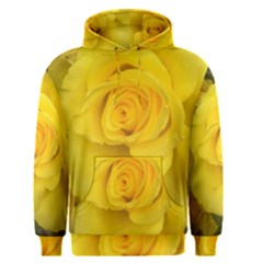 Yellow Rose Men s Pullover Hoodie by glendatartist