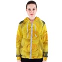 Yellow rose Women s Zipper Hoodie View1