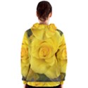 Yellow rose Women s Zipper Hoodie View2