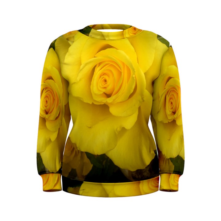 Yellow rose Women s Sweatshirt