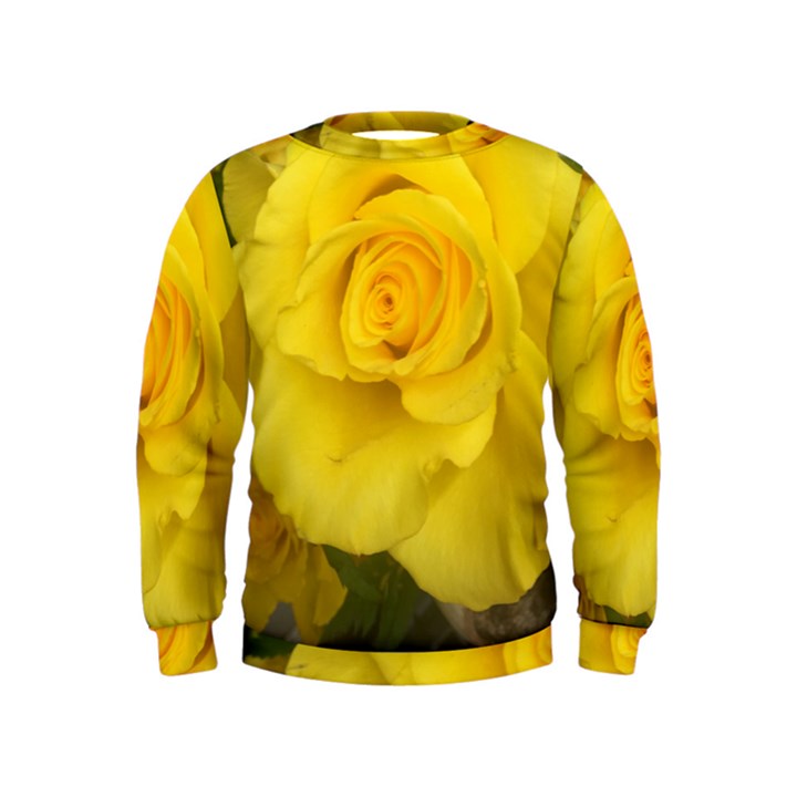 Yellow rose Kids  Sweatshirt