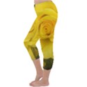 Yellow rose Capri Winter Leggings  View2