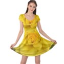 Yellow rose Cap Sleeve Dress View1