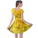 Yellow rose Cap Sleeve Dress View2