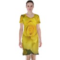 Yellow rose Short Sleeve Nightdress View1