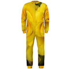 Yellow Rose Onepiece Jumpsuit (men) by glendatartist