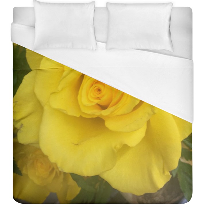 Yellow rose Duvet Cover (King Size)