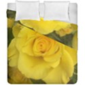 Yellow rose Duvet Cover Double Side (California King Size) View1