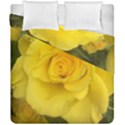 Yellow rose Duvet Cover Double Side (California King Size) View2