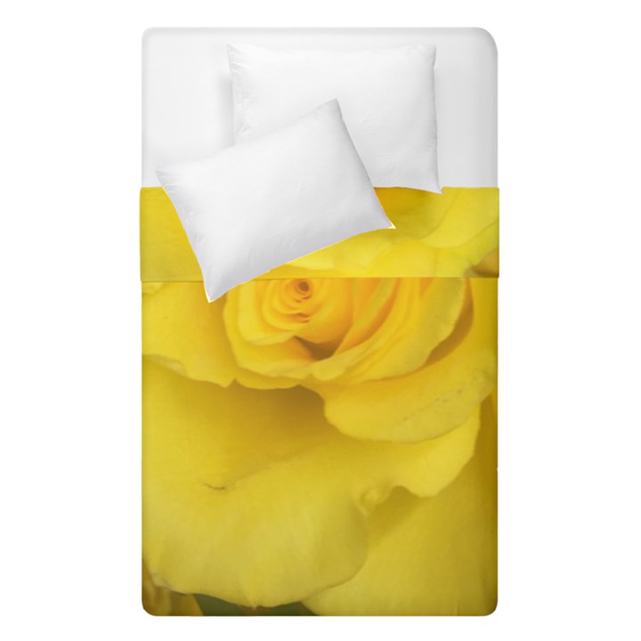 Yellow rose Duvet Cover Double Side (Single Size)