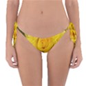 Yellow rose Reversible Bikini Bottom View1