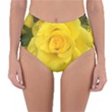 Yellow rose Reversible High-Waist Bikini Bottoms View1