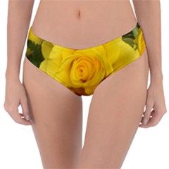 Yellow Rose Reversible Classic Bikini Bottoms by glendatartist