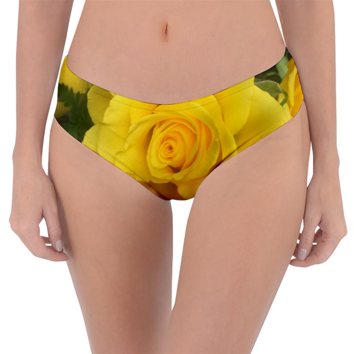 Yellow rose Reversible Classic Bikini Bottoms