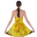 Yellow rose Strapless Bra Top Dress View2