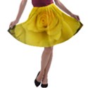 Yellow rose A-line Skater Skirt View1