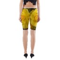 Yellow rose Yoga Cropped Leggings View2