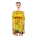 Yellow rose Shoulder Cutout One Piece View1