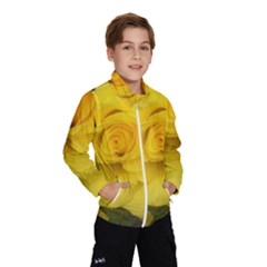 Yellow Rose Wind Breaker (kids) by glendatartist