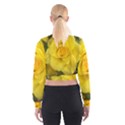 Yellow rose Cropped Sweatshirt View2