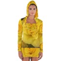 Yellow rose Long Sleeve Hooded T-shirt View1