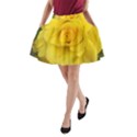 Yellow rose A-Line Pocket Skirt View1