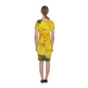 Yellow rose Classic Short Sleeve Midi Dress View2