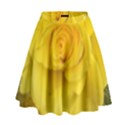 Yellow rose High Waist Skirt View1