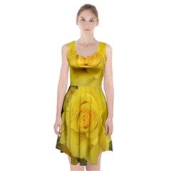 Yellow Rose Racerback Midi Dress by glendatartist