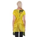 Yellow rose Short Sleeve Side Drop Tunic View2