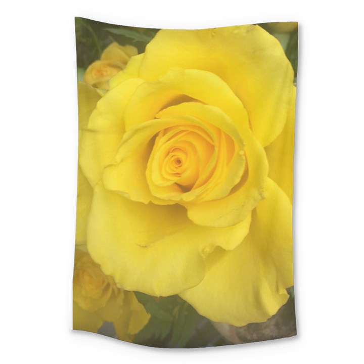 Yellow rose Large Tapestry