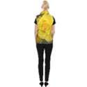 Yellow rose Women s Button Up Puffer Vest View2