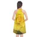 Yellow rose Halter Neckline Chiffon Dress  View2