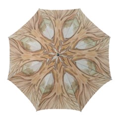 Roots Golf Umbrella by glendatartist