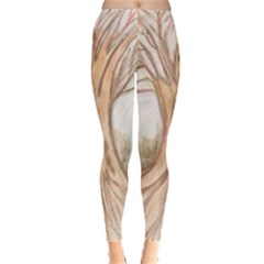 Roots Leggings  by glendatartist