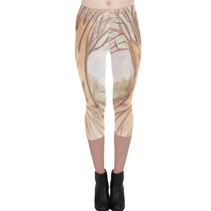 roots Capri Leggings 