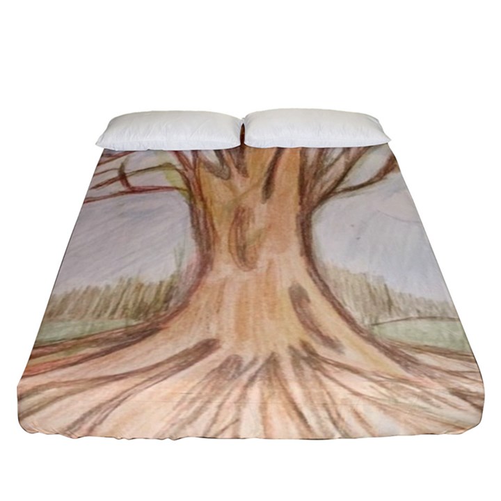 roots Fitted Sheet (California King Size)