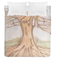 Roots Duvet Cover Double Side (queen Size) by glendatartist