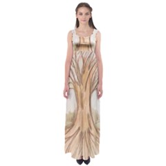 Roots Empire Waist Maxi Dress by glendatartist