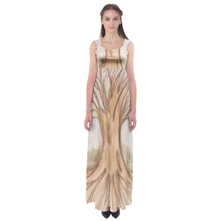 roots Empire Waist Maxi Dress