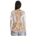 roots V-Neck Flutter Sleeve Top View2