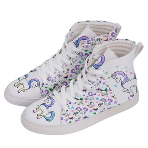 Women s Hi-Top Skate Sneakers 