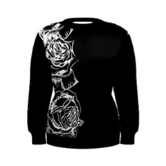 “Roses” Crewneck Sweatshirt - Women s Sweatshirt