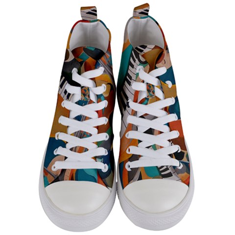 Women s Mid-Top Canvas Sneakers 