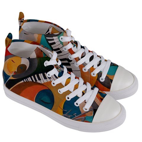 Women s Mid-Top Canvas Sneakers 