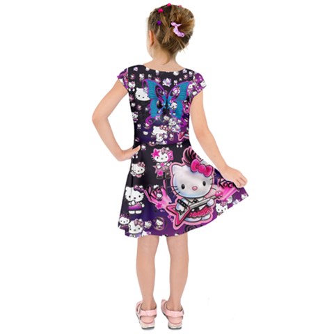 Kids  Short Sleeve Dress 