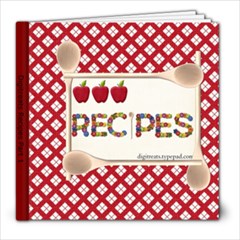 Digitreats Recipes 1 - 8x8 Photo Book (20 pages)