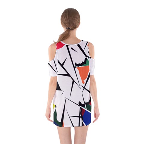 Shoulder Cutout One Piece Dress 