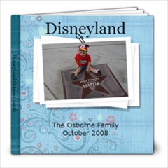 Disneyland - 8x8 Photo Book (30 pages)